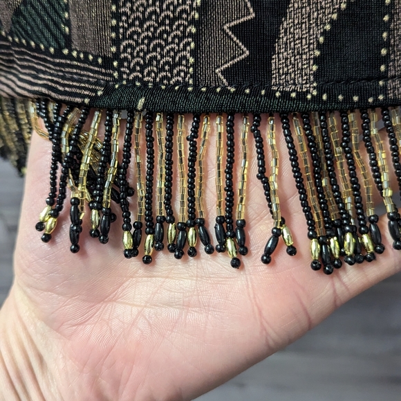 Vintage Joseph Ribkoff Crop Beaded Top - Size 14 - Picture 6 of 11